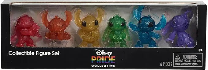 Disney Stitch Pride Collectible Figure Set, 2.5-inch Collectible Figurines, Pretend Play, Kids Toys for Ages 3 Up by Just Play - Figurio