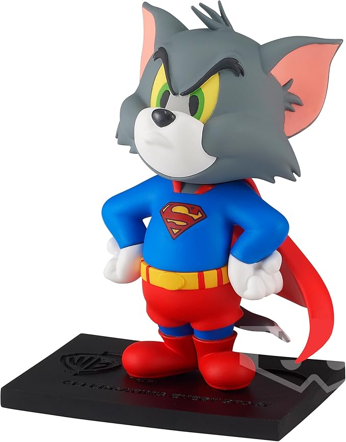 Banpresto - Tom and Jerry - WB 100th Anniversary - Tom (Tom and Jerry as Superman) (ver. A), Bandai Spirits Figure - Figurio