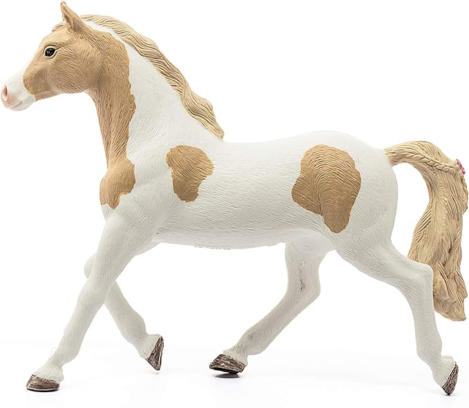 Schleich Horse Club, Realistic Horse Toys for Girls and Boys Paint Horse Mare Spotted Horse Toy, Ages 5+ - Figurio