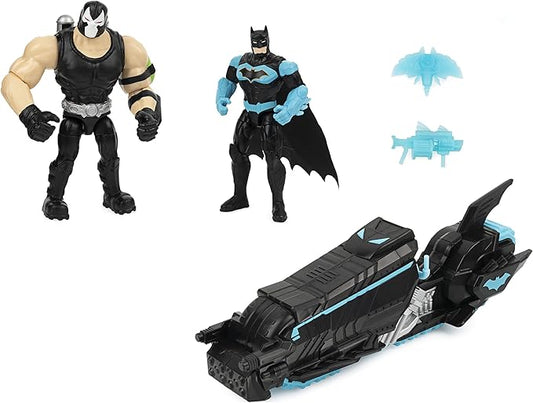 DC Comics Batman Moto-Tank Vehicle with 4-inch Bane Action Figure and Exclusive Batman Action Figure, Kids Toys for Boys - Figurio