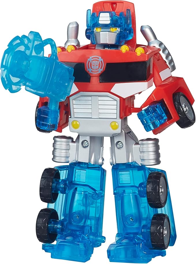 Transformers Rescue Bots Energize Optimus Prime Action Figure, 7-Inch Scale, Ages 3-7 (Amazon Exclusive) - Figurio