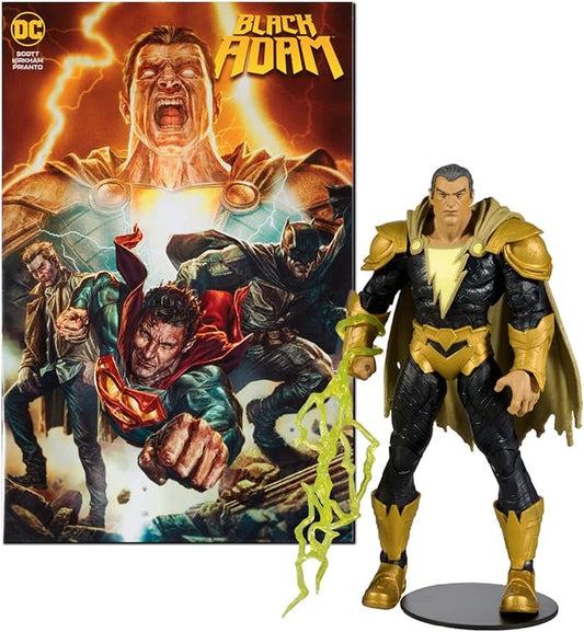 McFarlane Toys - DC Direct 7IN Figure with Comic - Black ADAM WV1 - Black ADAM - Figurio