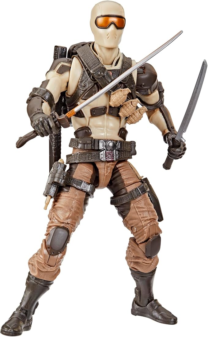 G.I. Joe Classified Series Desert Commando Snake Eyes, Collectible G.I. Joe Action Figures, 92, 6-Inch Action Figures for Boys & Girls, with 9 Accessories - Figurio