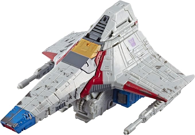 Transformers Toys Generations War for Cybertron Voyager Wfc-S24 Starscream Action Figure - Siege Chapter - Adults & Kids Ages 8 & Up, 7" - Figurio