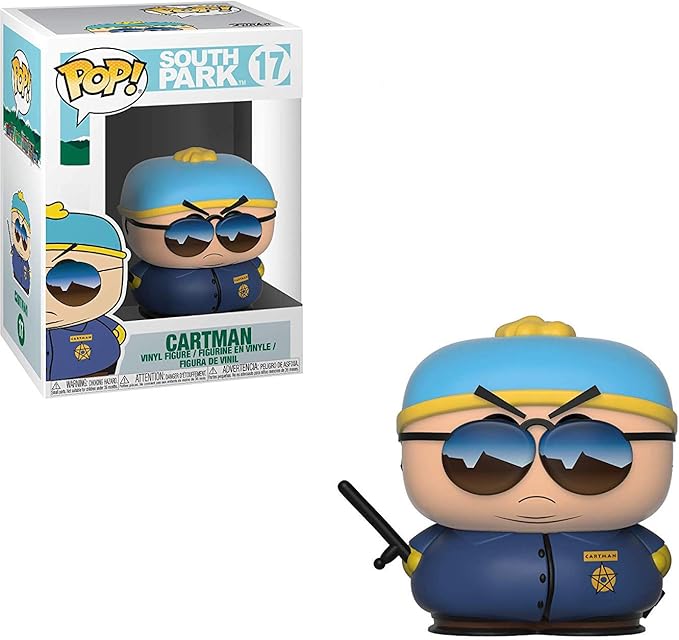 Funko Cartman: South Park x POP! Vinyl Figure & 1 POP! Compatible PET Plastic Graphical Protector Bundle [#017 / 32861 - B] - Figurio