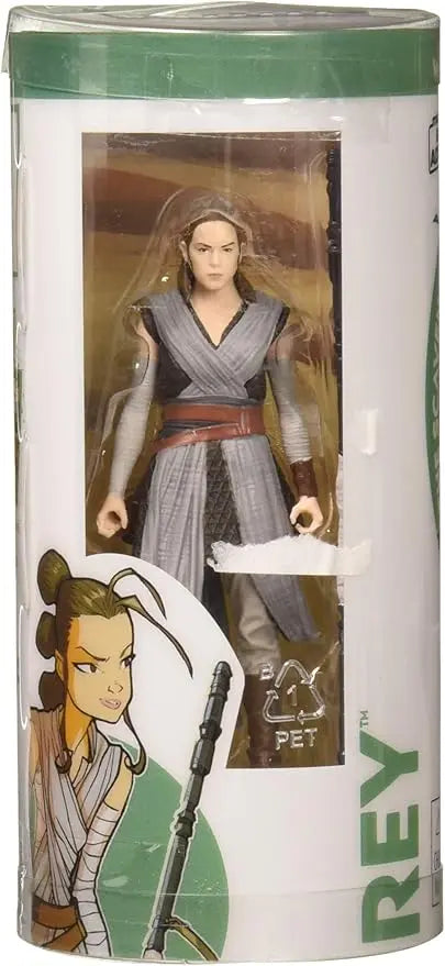 STAR WARS Galaxy of Adventures Rey 3.75-Inch-Scale Figure Toy and Mini Comic - Figurio