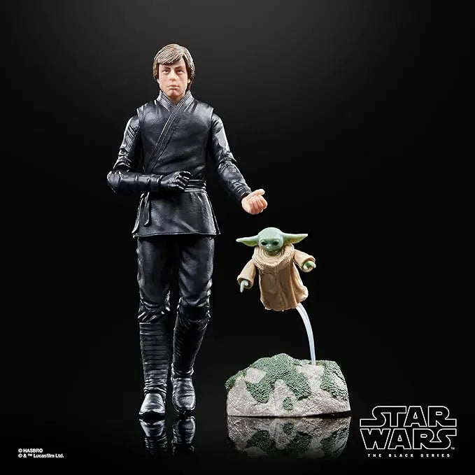 STAR WARS The Black Series Luke Skywalker & Grogu, The Book of Boba Fett, 6-Inch Action Figures, 2-Pack with 9 Accessories, Ages 4 and Up - Figurio