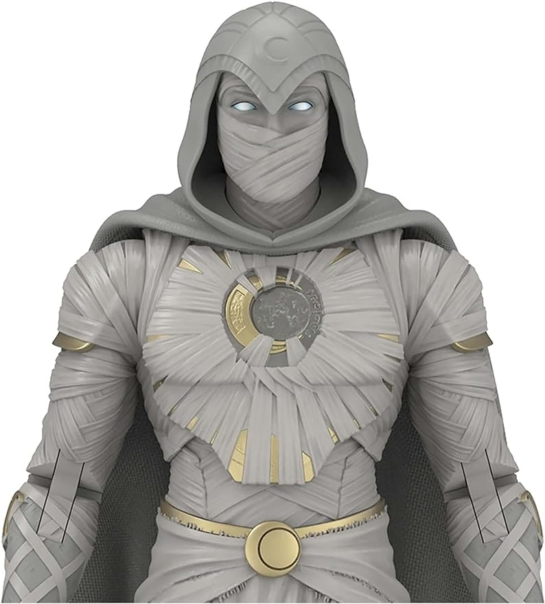 Marvel Legends Series Disney Plus Moon Knight MCU Series Action Figure 6-inch Collectible Toy, Includes 4 Accessories - Figurio