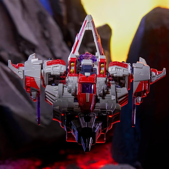 Transformers Legacy United Voyager Class Cybertron Universe Starscream, 7-inch Converting Action Figure, 8+ Years - Figurio