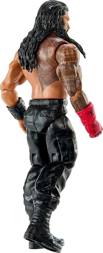 Mattel WWE Action Figure, 6-inch Collectible Roman Reigns with 10 Articulation Points & Life-Like Look - Figurio