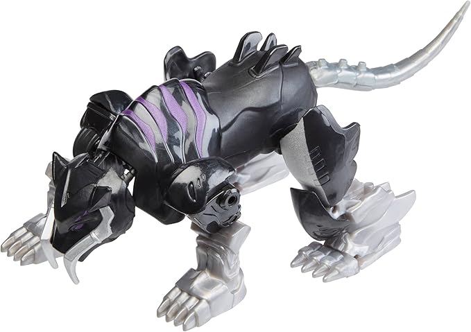 Marvel Mech Strike Mechasaurs, 4-Inch Black Panther with Sabre Claw Action Figures, Super Hero Toys for Kids Ages 4 and Up - Figurio