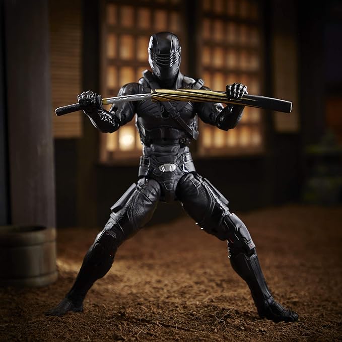 G. I. Joe Hasbro Classified Series : G.I. Joe Origins Snake Eyes Action Figure 16, Premium 6-Inch Scale Toy with Custom Package Art , Black - Figurio