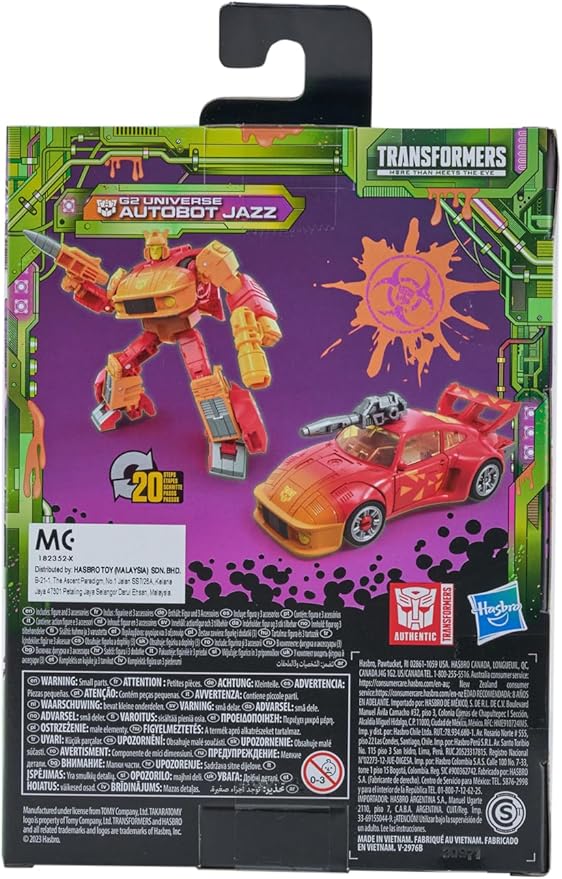 Hasbro Transformers Generations Legacy Evolution Deluxe Class Action Figure G2 Universe Autobot Jazz 5.5-inch - Figurio