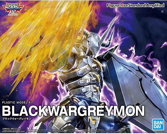 Bandai Hobby - Digimon - Black Wargreymon (Amplified), Bandai Spirits Figure-Rise Standard Model Kit - Figurio