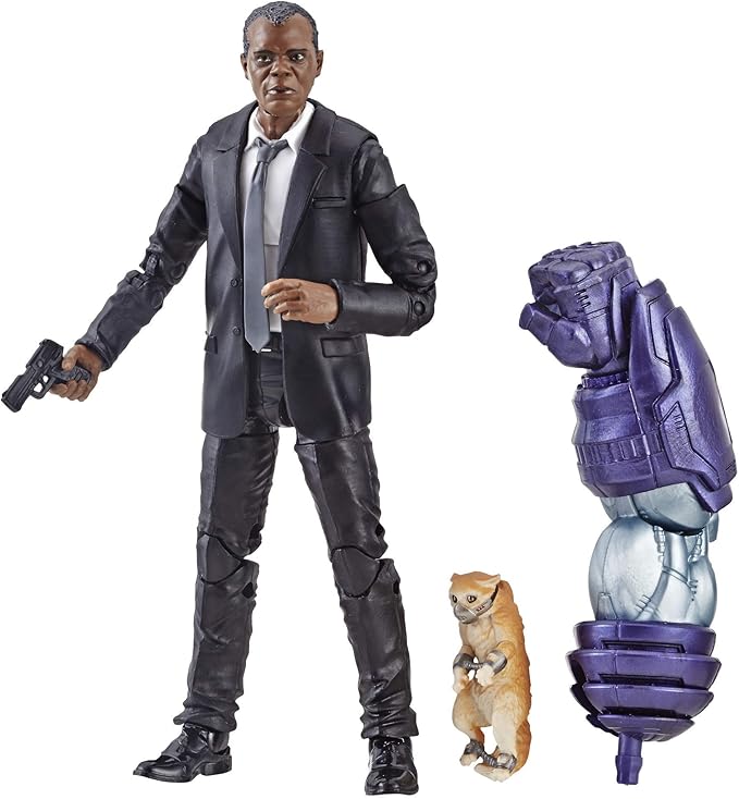 Marvel Captain Marvel 6-inch Legends Nick Fury Figure for Collectors, Kids, & Fans - Figurio