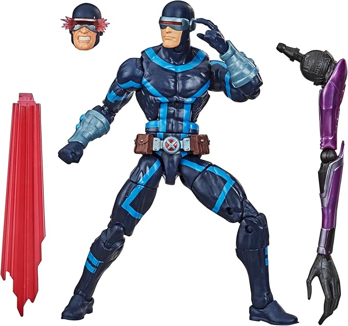 Marvel Hasbro Legends X-Men Series 6-inch Collectible Cyclops Action Figure Toy, Premium Detail and 2 Accessories, Ages 4 and Up - Figurio