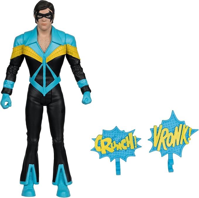 McFarlane Toys - DC Retro Nightwing (Batman 66' Comic) 6in Action Figure - Figurio