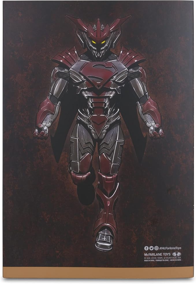 DC Multiverse Superman 7 Inch Action Figure Exclusive - Superman Unchained Armor Patina Edition Gold Label - Figurio