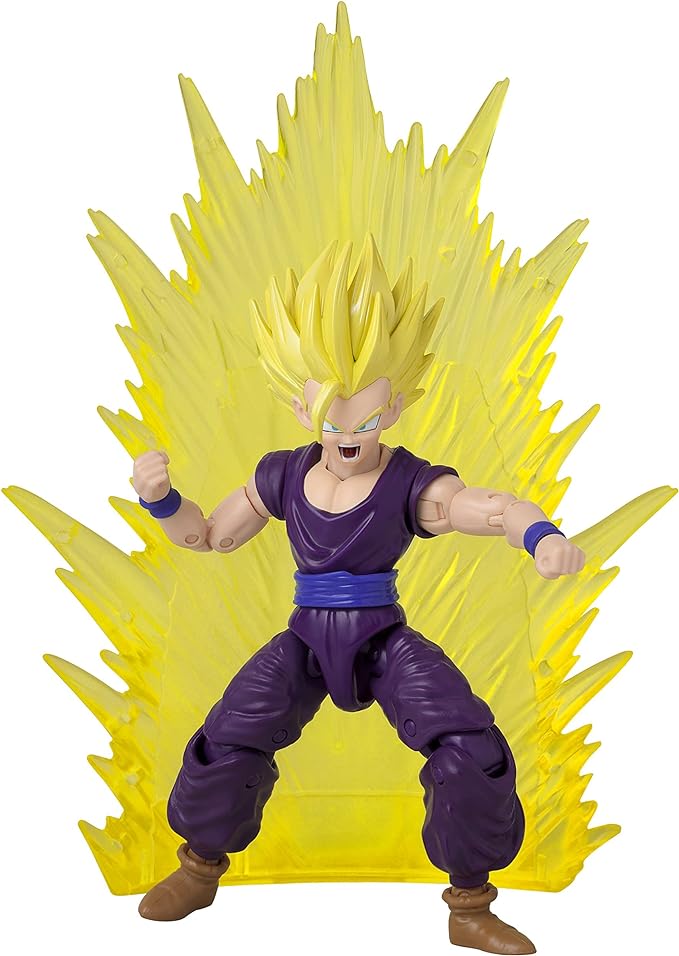 Dragon Stars Series - Dragon Ball Super - Super Saiyan 2 Gohan, Power Up Pack 6.5" Action Figure Set - Figurio