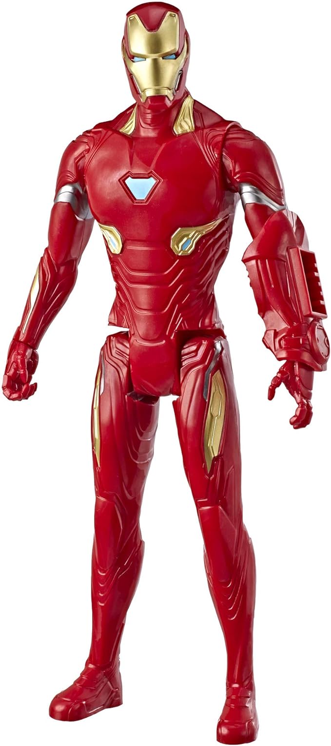 Avengers Marvel Endgame Titan Hero Series Iron Man 12"-Scale Super Hero Action Figure Toy with Titan Hero Power Fx Port - Figurio