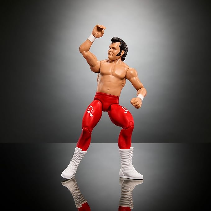 Mattel WWE Action Figure, 6-inch Collectible Honky Tonk Man with 10 Articulation Points & Life-Like Look - Figurio