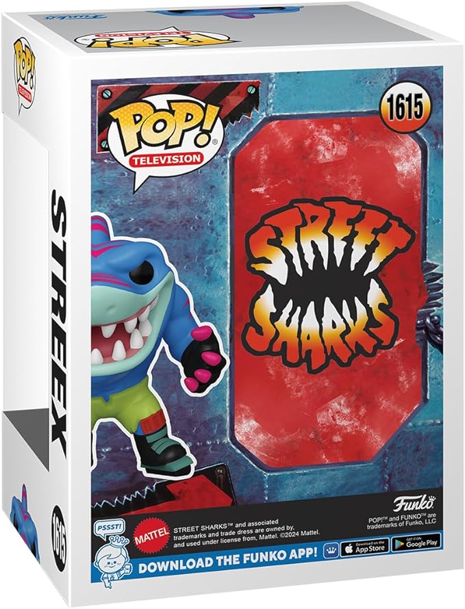 Funko Pop! TV: Street Sharks - Streex - Figurio