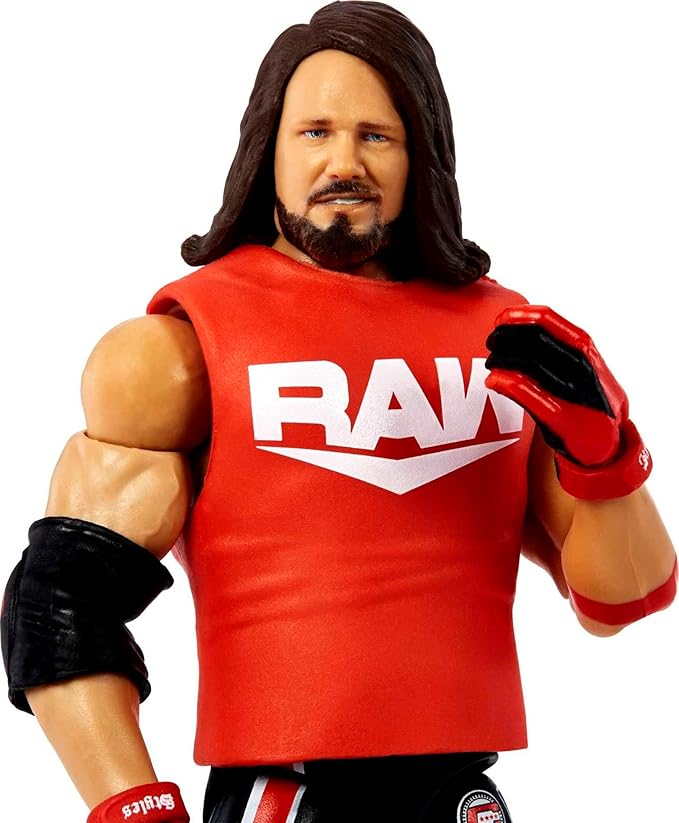 Mattel WWE AJ Styles Survivor Series Elite Collection Action Figure Rick Rude Build-A-Figure Parts, Collectible Gift for Ages 8 Years Old & Up - Figurio