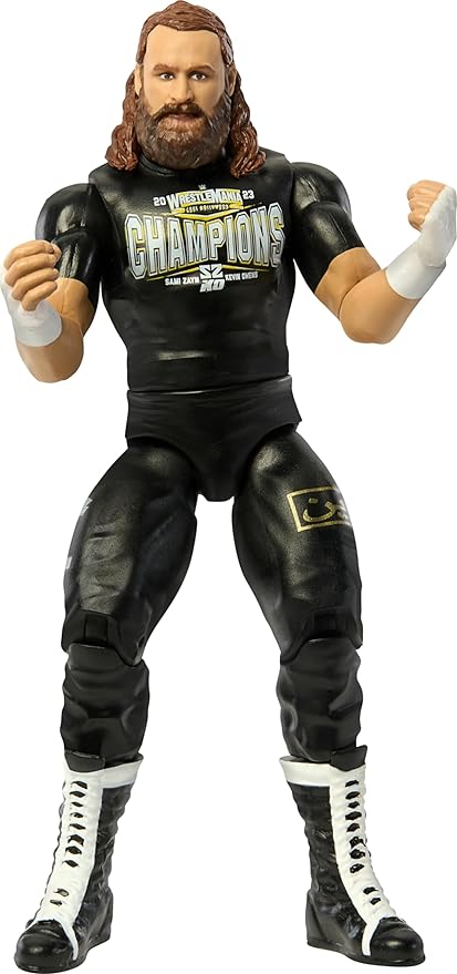 Mattel WWE Action Figure, 6-inch Collectible Sami Zayn with 10 Articulation Points & Life-Like Look - Figurio