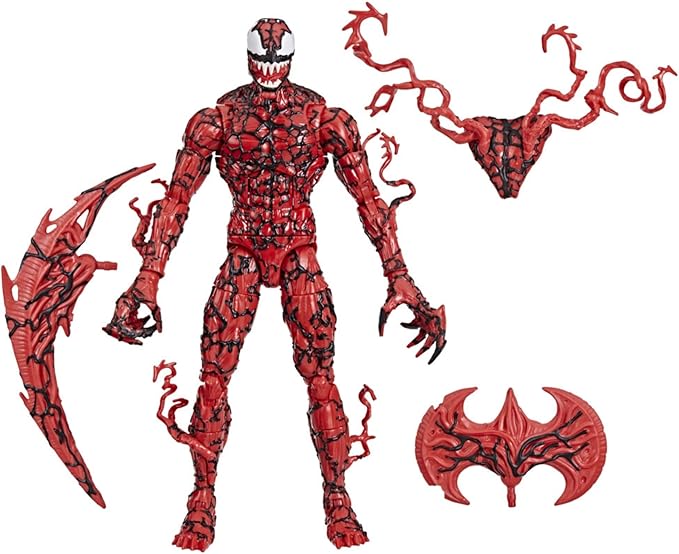 MARVEL Legends Series - Carnage - Comics 6"" Collectible Figure, 15 cm, Red, F9090 - Figurio