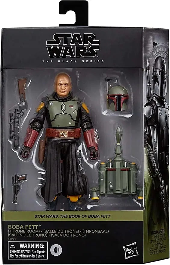 STAR WARS The Black Series Boba Fett (Throne Room) Toy 6-Inch-Scale The Book of Boba Fett Collectible Figure, Kids Ages 4 and Up - Figurio