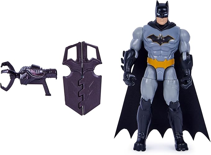 DC Comics, Batman and Robin vs. The Joker and King Shark, 4-inch Action Figures, Kids Toys for Boys and Girls Ages 3 and Up - Figurio