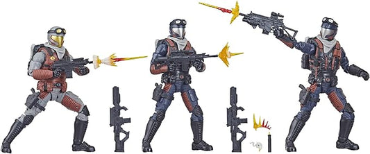 G.I. Joe Classified Series Series Cobra Viper Officer & Vipers Figures 47 Toys, Multiple Accessories, Custom Package Art, Multicolor, F4559 - Figurio