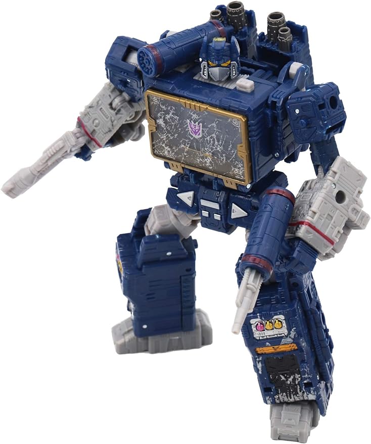 Transformers Toys Generations War for Cybertron Voyager Wfc-S25 Soundwave Action Figure - Siege Chapter - Adults & Kids Ages 8 & Up, 7" - Figurio