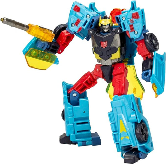 Transformers Legacy United Deluxe Class Cybertron Universe Hot Shot, 5.5-inch Converting Action Figure, 8+ - Figurio