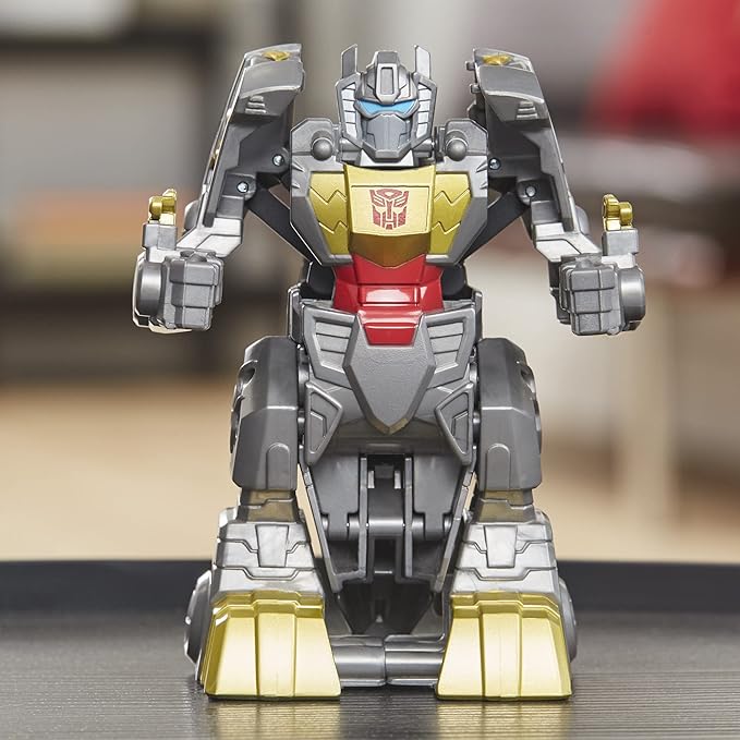 Transformers Classic Heroes Team Grimlock Converting Toy, 4.5-Inch Action Figure, for Kids Ages 3 and Up - Figurio