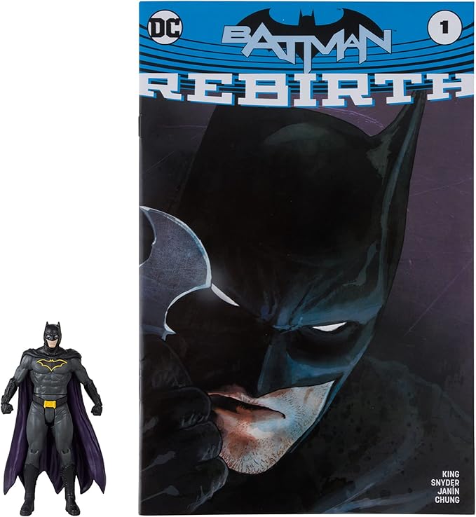 McFarlane Toys - DC Direct Page Punchers Batman 3in Figure with Rebirth Comic - Figurio