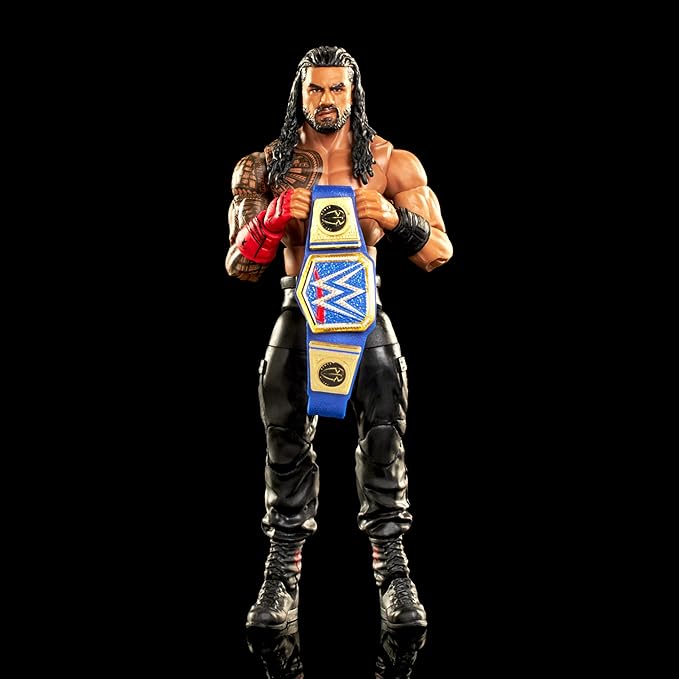 Mattel WWE Roman Reigns Elite Collection Action Figure with Accessories, Articulation & Life-like Detail, Collectible Toy, 6-inch - Figurio