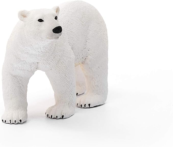 Schleich Wild Life, Animal Figurine, Animal Toys for Boys and Girls 3-8 Years Old, Polar Bear, Ages 3+ - Figurio