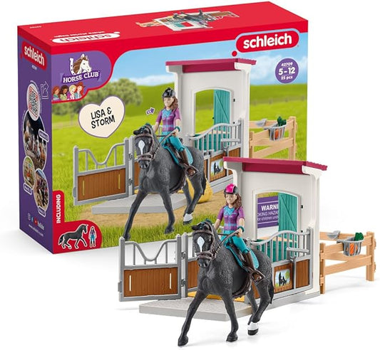 Schleich Horse Box with Lisa & Storm - Figurio