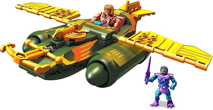 Mega Construx Heroes Wind Raider Attack Micro Action Figure Building Set - Figurio