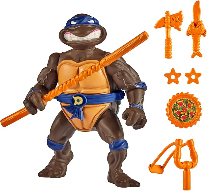 Teenage Mutant Ninja Turtles: 4” Original Classic Storage Shell Donatello Basic Figure by Playmates Toys - Figurio