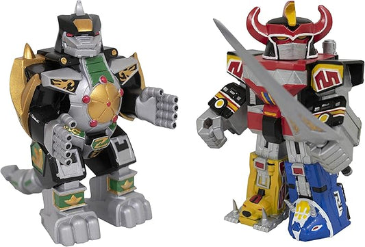 Diamond Select Toys Power Rangers: Megazord and Dragonzord Vinimate 2-Pack, Multicolor - Figurio