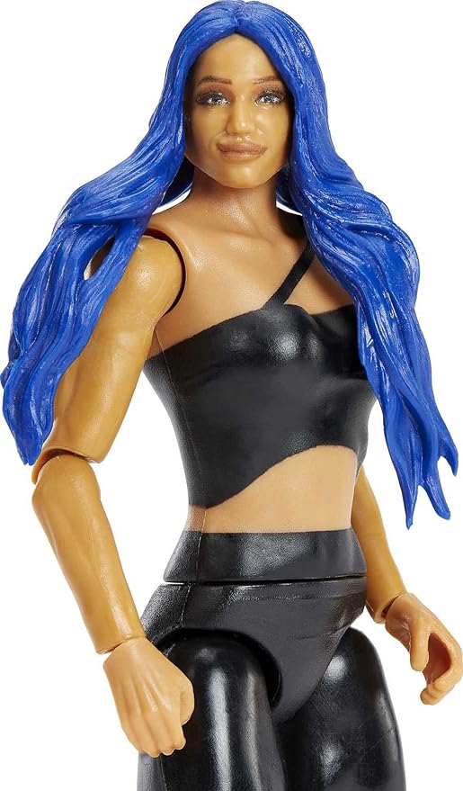 Mattel WWE Sasha Banks Basic Action Figure, Posable 6-inch Collectible for Ages 6 Years Old & Up - Figurio