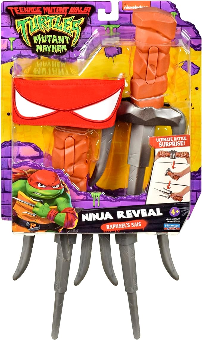 Teenage Mutant Ninja Turtles: Mutant Mayhem Raphael Sai's Basic Role Play Set by Playmates Toys - Figurio