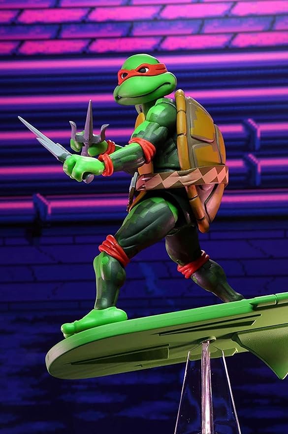 NECA Teenage Mutant Ninja Turtles: Turtles in Time - 7" Scale Action Figure - Raphael - Figurio