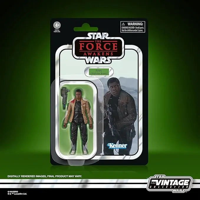 STAR WARS The Vintage Collection Finn (Starkiller Base), The Force Awakens 3.75 Inch Collectible Action Figure - Figurio