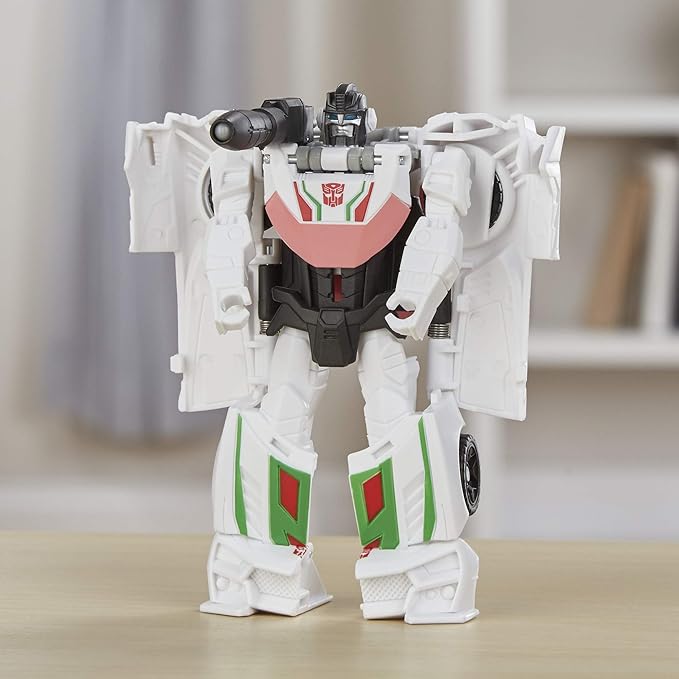 Transformers Bumblebee Cyberverse Adventures Action Attackers: 1-Step Wheeljack Action Figure, Gravity Cannon Action Attack Move, 4.25-inch - Figurio