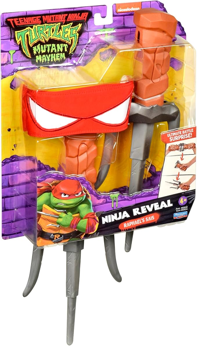 Teenage Mutant Ninja Turtles: Mutant Mayhem Raphael Sai's Basic Role Play Set by Playmates Toys - Figurio