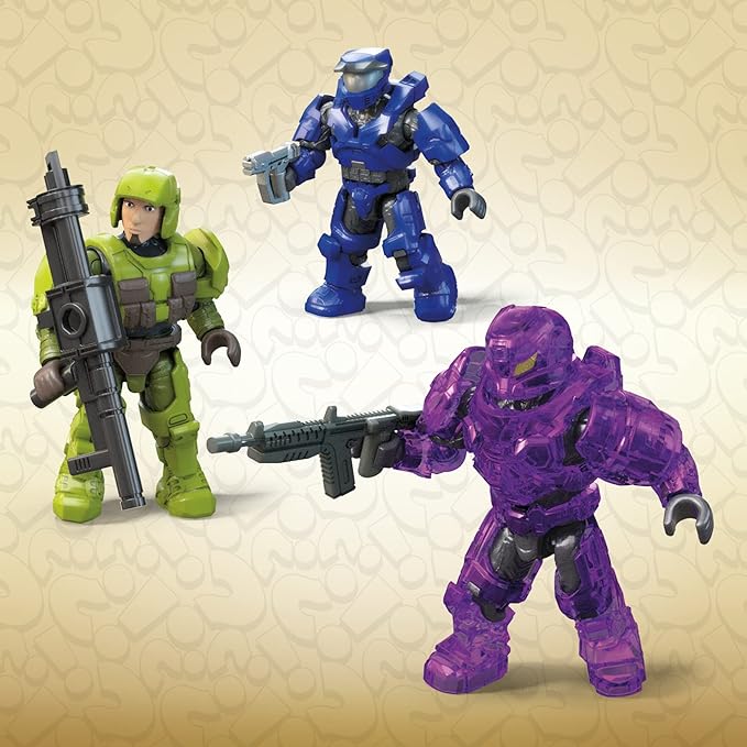 MegaConstrux Halo Micro Action Figures - Figurio