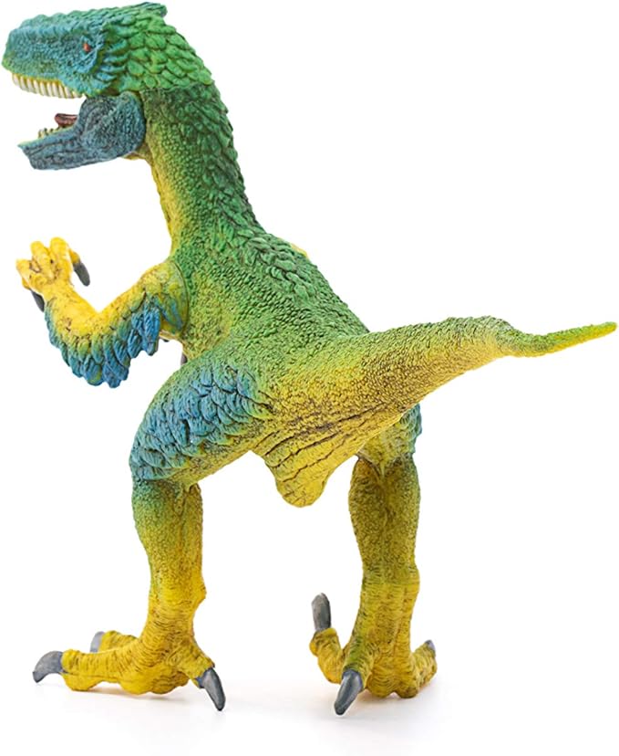 Schleich Dinosaurs Realistic Velociraptor Figurine with Moving Jaw - Detailed Prehistoric Jurassic Dino Figurine and Toy Truck, Durable for Fun Play for Boys and Girls, Gift for Kids Ages 4+ - Figurio